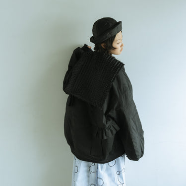 ★入荷済み★2026AW★frankygrow フランキーグロウ FULLY EMBROIDERED FRILL MA-1 BLACK ADULT 26FWOT-132