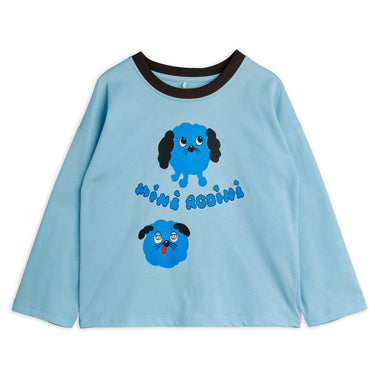 ★PRE 2026SS collection★mini rodini ミニロディーニ Doggies sp ls tee Blue