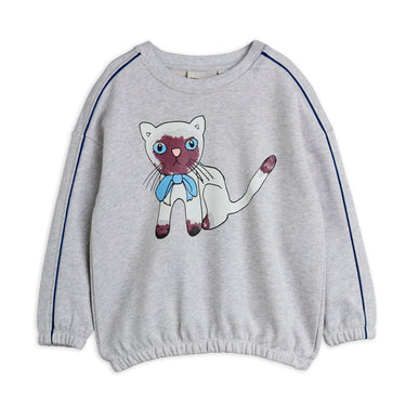 ★PRE 2026SS collection★mini rodini ミニロディーニ Siamese sp sweatshirt Grey melange