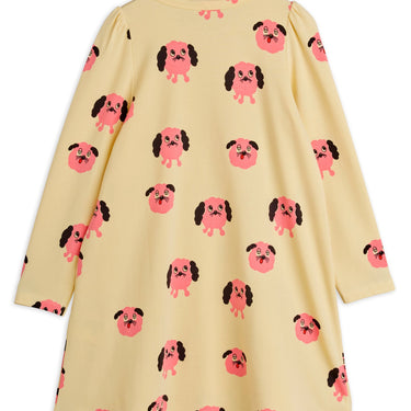 ★PRE 2026SS collection★mini rodini ミニロディーニ Doggies aop ls dress Yellow