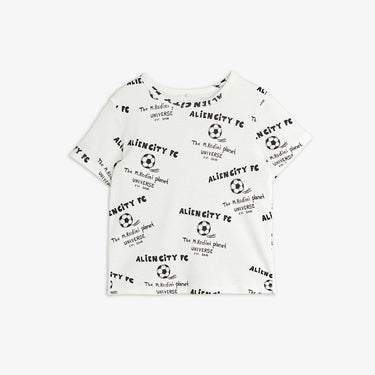 ★Chapter2★2026SS★mini rodini ミニロディーニ Alien City FC aop ss tee White