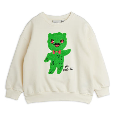 ★Chapter1★2026SS★mini rodini ミニロディーニ Alien chenille sweatshirt Offwhite