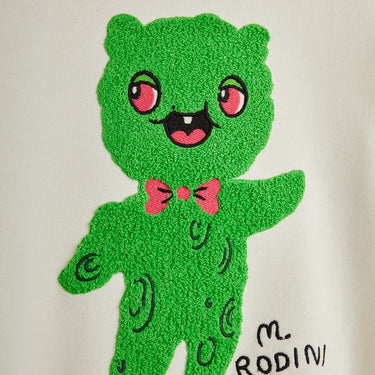 ★Chapter1★2026SS★mini rodini ミニロディーニ Alien chenille sweatshirt Offwhite