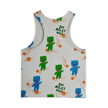 ★Chapter1★2026SS★mini rodini ミニロディーニ Aliens aop tank top Grey