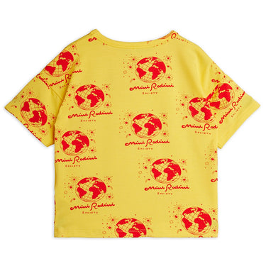 ★Chapter1★2026SS★mini rodini ミニロディーニ Society aop ss tee Yellow