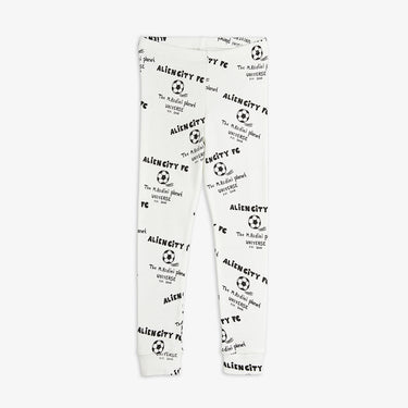 ★Chapter2★2026SS★mini rodini ミニロディーニ Alien City FC aop leggings White