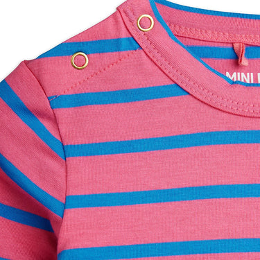 ★Chapter1★2026SS★mini rodini ミニロディーニ Stripe yd ls body Pink