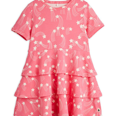 ★Chapter1★2026SS★mini rodini ミニロディーニ Starfall aop ss dress Pink