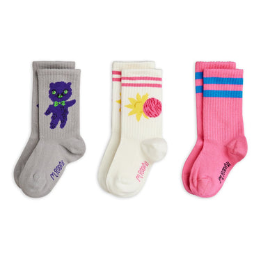 ★Chapter1★2026SS★mini rodini ミニロディーニ Alien 3-pack socks Multi
