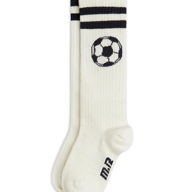 ★Chapter1★2026SS★mini rodini ミニロディーニ Football knee-high socks Offwhite