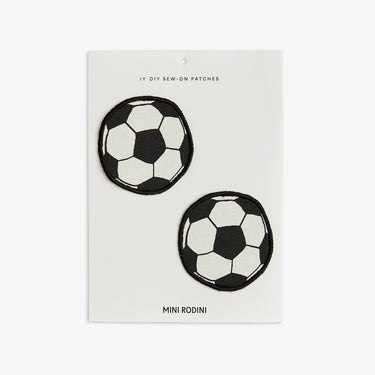 ★Chapter2★2026SS★mini rodini ミニロディーニ Football DIY sew on patches Offwhite