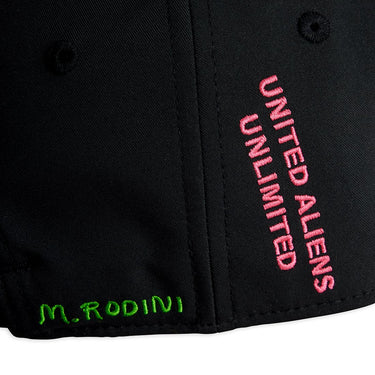 ★Chapter1★2026SS★mini rodini ミニロディーニ Snack attack emb cap Black