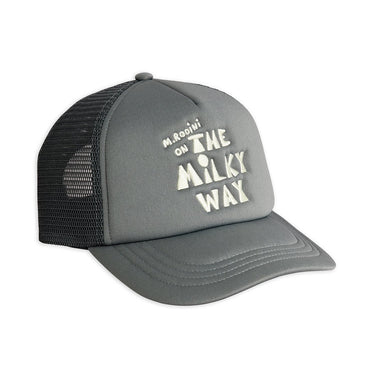 ★Chapter1★2026SS★mini rodini ミニロディーニ The milky way emb trucker cap Grey