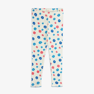 ★PRE 2026AW collection★mini rodini ミニロディーニ Flowers aop pointelle leggings Multi
