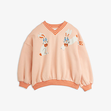 ★Chapter2★2026AW★mini rodini ミニロディーニ Rabbits sp sweatshirt Pink