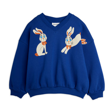 ★Chapter2★2026AW★mini rodini ミニロディーニ Rabbits sp sweatshirt Blue