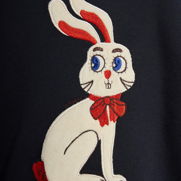★Chapter2★2026AW★mini rodini ミニロディーニ Rabbit application sweatshirt Black
