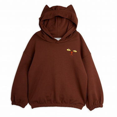 ★Chapter2★2026AW★mini rodini ミニロディーニ Cat ears hoodie Brown