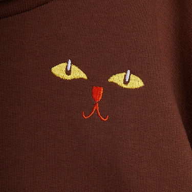 ★Chapter2★2026AW★mini rodini ミニロディーニ Cat ears hoodie Brown