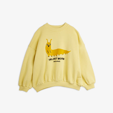 ★Chapter1★2026AW★mini rodini ミニロディーニ Velvet worm sp sweatshirt Yellow