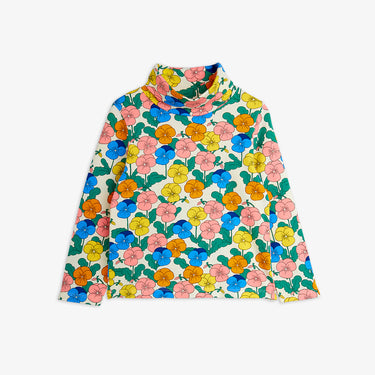 ★Chapter1★2026AW★mini rodini ミニロディーニ Violas aop turtleneck Multi