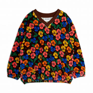 ★Chapter2★2026AW★mini rodini ミニロディーニ Violas aop velour sweatshirt Multi