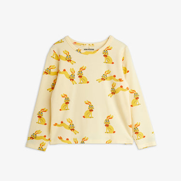★Chapter2★2026AW★mini rodini ミニロディーニ Rabbits aop ls tee Yellow