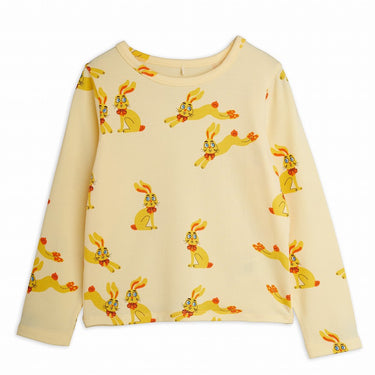 ★Chapter2★2026AW★mini rodini ミニロディーニ Rabbits aop ls tee Yellow