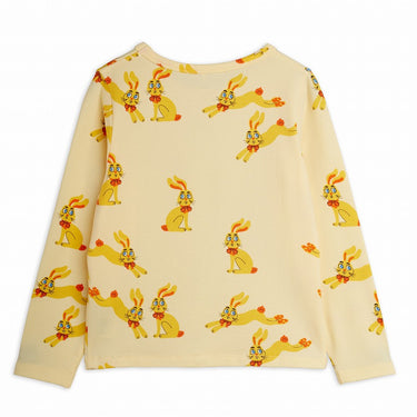 ★Chapter2★2026AW★mini rodini ミニロディーニ Rabbits aop ls tee Yellow