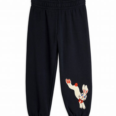 ★Chapter2★2026AW★mini rodini ミニロディーニ Rabbit application sweatpants Black
