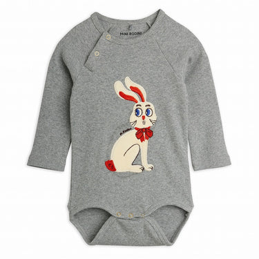 ★Chapter2★2026AW★mini rodini ミニロディーニ Rabbit application ls body Grey melange