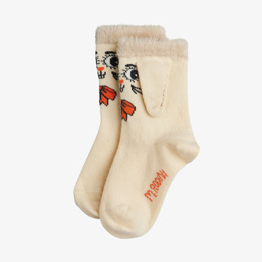 ★Chapter1★2026AW★mini rodini ミニロディーニ Rabbit 1-pack ear socks Offwhite