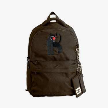 ★Chapter1★2026AW★mini rodini ミニロディーニ Panther emb school backpack Brown