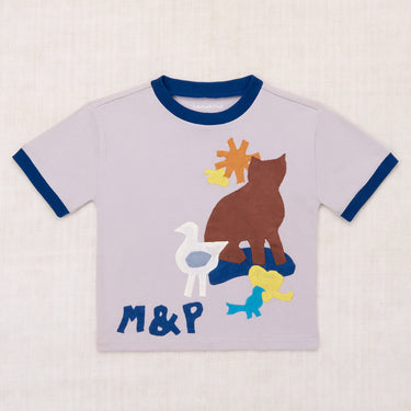 ★DROP2★2026SS★Misha & Puff ミーシャアンドパフ FARM APPLIQUE TEE MIST K3188S26-A02