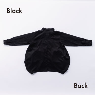 ★入荷済み★2026AW★nunuforme ヌヌフォルム サークル ジップ シャツ Black 28-nf26-522-262