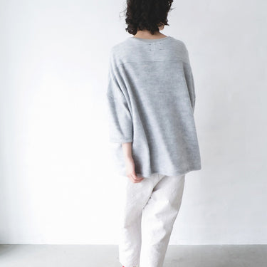 ★2026AW★michirico ミチリコ Jacquard sarouel pants オイスターホワイト MR26AW-25(adult)