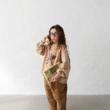 ★入荷済み★2025AW★michirico ミチリコ Holy night pullover モカベージュ MR25AW-07(kids)