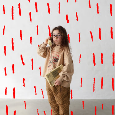 ★入荷済み★2025AW★michirico ミチリコ Holy night pullover モカベージュ MR25AW-07(kids)