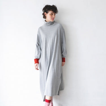 ★2026AW★michirico ミチリコ asymmetry dress 杢グレー MR26AW-20(adult)
