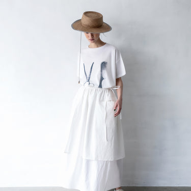 ★入荷済み★2026SS★michirico ミチリコ Scissors & Comb T ホワイト MR26SS-09 (adult)
