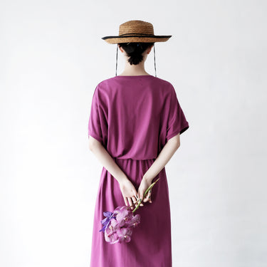 ★入荷済み★2026SS★michirico ミチリコ Knitted dress マゼンタ MR26SS-16(adult)