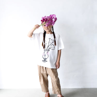 ★入荷済み★2026SS★michirico ミチリコ Flower vase T ホワイト MR26SS-01(adult)