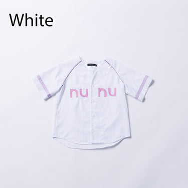 ★入荷済み★2026SS★nunuforme ヌヌフォルム NUNUベースボールシャツ White 30-nf25-547-255