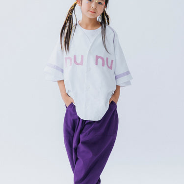 ★入荷済み★2026SS★nunuforme ヌヌフォルム NUNUベースボールシャツ White 30-nf25-547-255