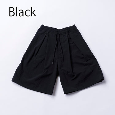 ★入荷済み★2026SS★nunuforme ヌヌフォルム ナイロンショートパンツ Black 32-nf25-633-258
