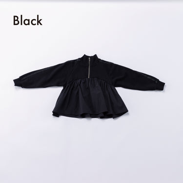 ★入荷済み★2026AW★nunuforme ヌヌフォルム ハーフジップ プルオーバー Black 32-nf26-847-503