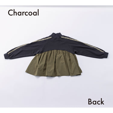 ★入荷済み★2026AW★nunuforme ヌヌフォルム ハーフジップ プルオーバー Charcoal 32-nf26-847-503