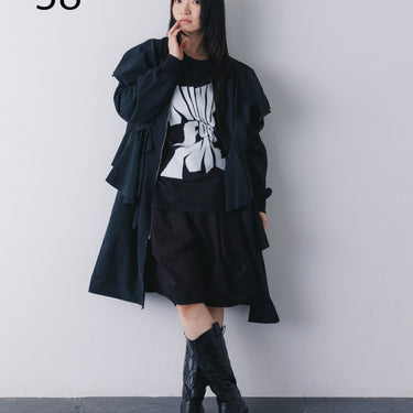 ★入荷済み★2026AW★nunuforme ヌヌフォルム ショート ポインテッド パンツ Black 38-nf26-692-302