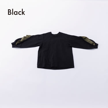 ★入荷済み★2026AW★nunuforme ヌヌフォルム 裁ち切りフリルT Black 43-nf26-939-727