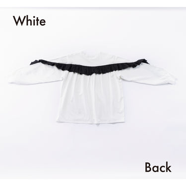 ★入荷済み★2026AW★nunuforme ヌヌフォルム 裁ち切りフリルT White 43-nf26-939-727